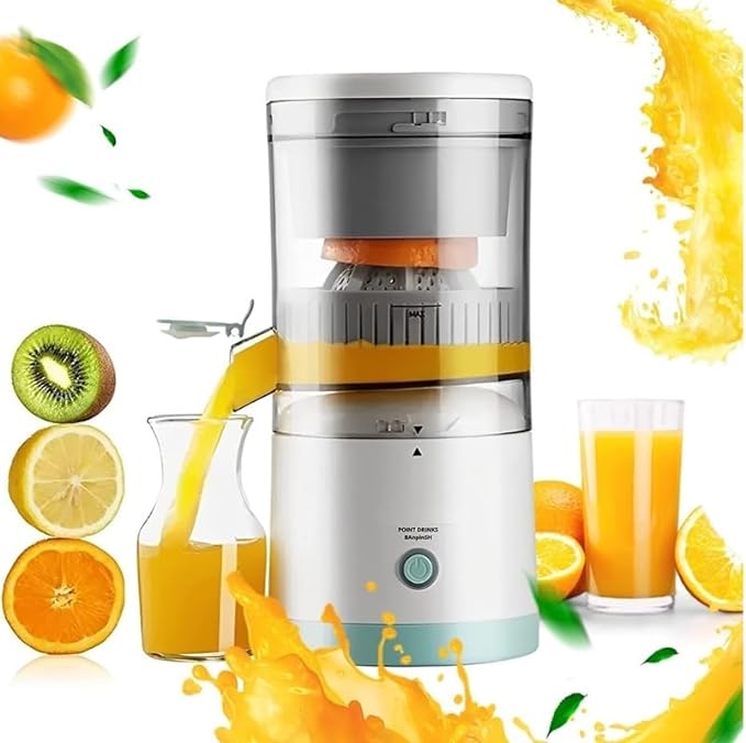 CITRUS POWER - Espremedor De Frutas Elétrico Portátil USB 45w Ultra - (SUPER PROMOÇÃO - ATÉ O DIA 15/03/2024)