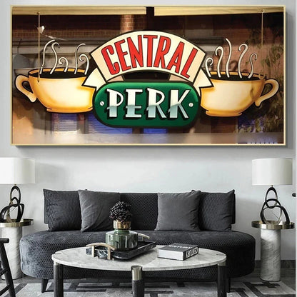 Quadro Central Perk Cafe