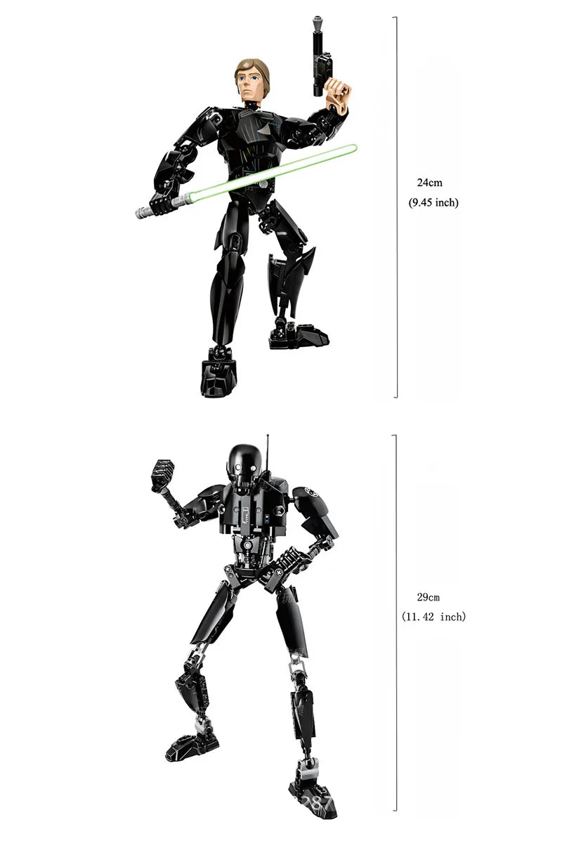 Coleção de bonecos Action Figure Star Wars