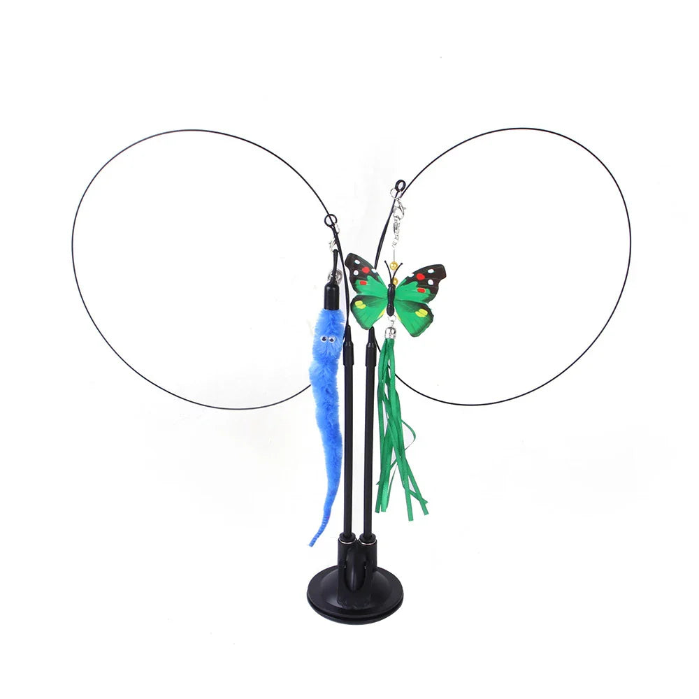 Brinquedo para gato pássaro interativo