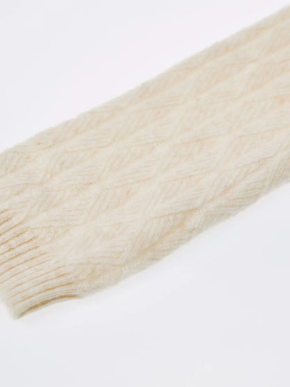 Blusa de lã gola alta para o inverno