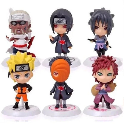 Bonecos Figura de Ação Colecionáveis Naruto Shippuden + chaveiro