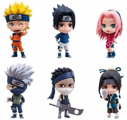 Bonecos Figura de Ação Colecionáveis Naruto Shippuden + chaveiro