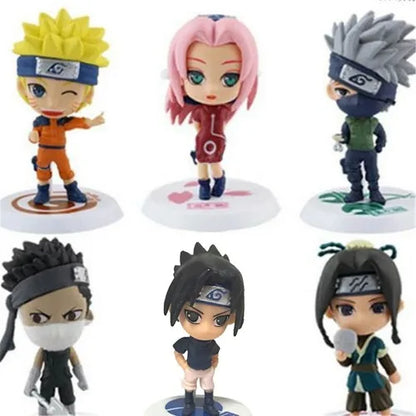 Bonecos Figura de Ação Colecionáveis Naruto Shippuden + chaveiro