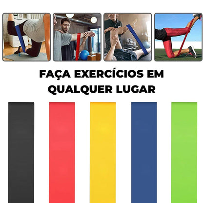 Fita Elástica de Resistência para Exercícios Físicos