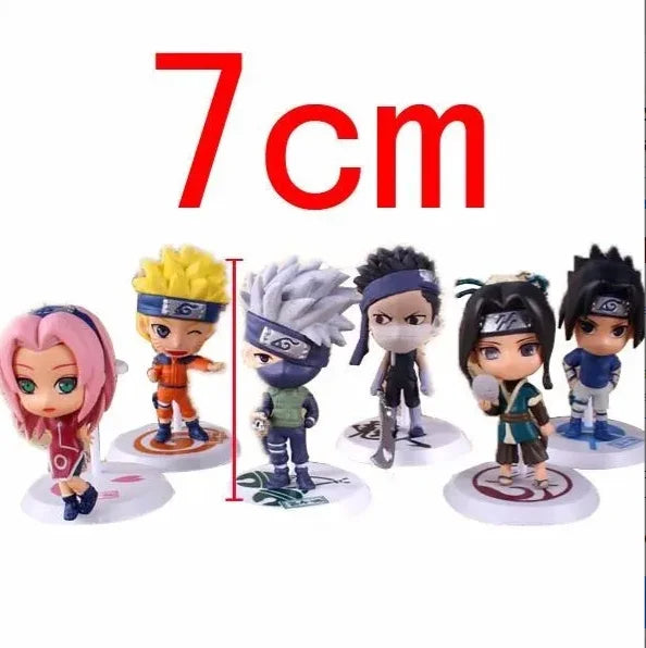 Bonecos Figura de Ação Colecionáveis Naruto Shippuden + chaveiro