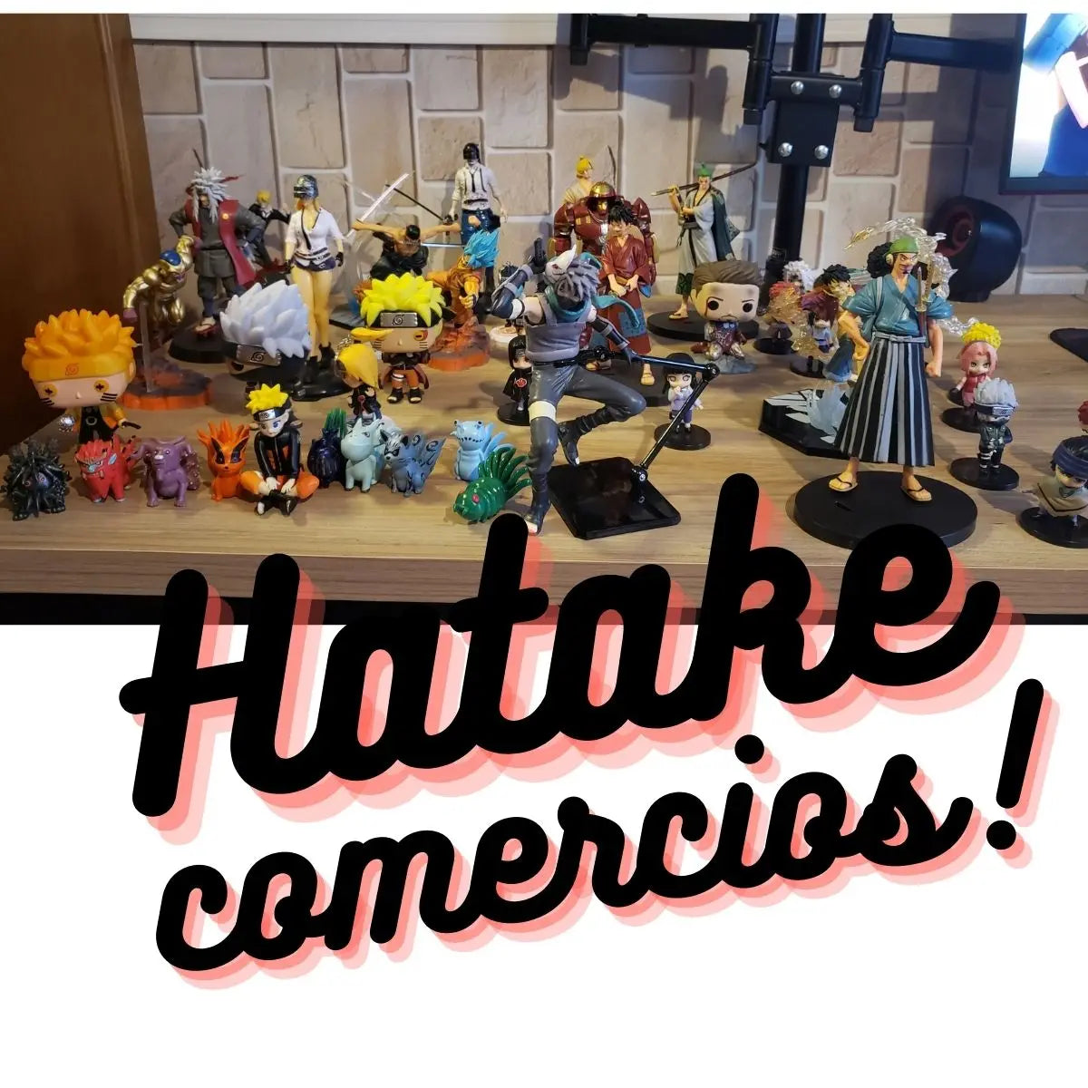 Bonecos Figura de Ação Colecionáveis Naruto Shippuden + chaveiro